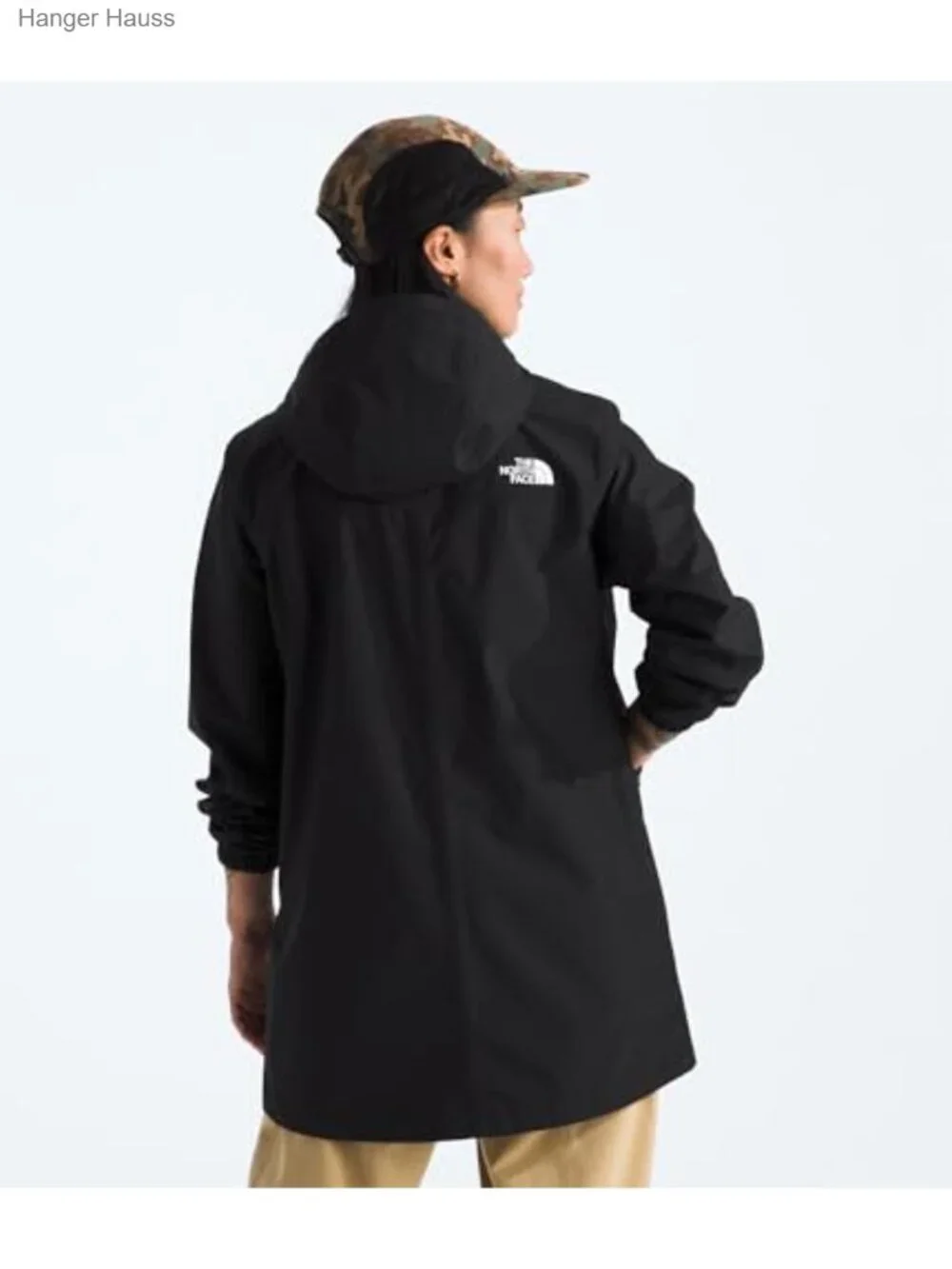Waterproof Rain Parka Jacket Seam Sealed Adjustable Hood Zip Pockets